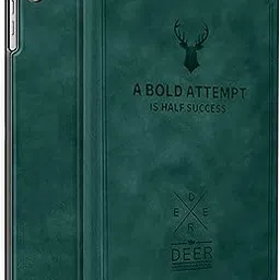 Robustrion Cover for Lenovo Tab 10.1 inch 2025 Cover Case, Deer Flip Cover Case for Lenovo Tab 10.1" Tablet Cover TB-311FU/311XU - Dark Green-picture-32