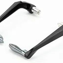 AUTO MT Motorcycle 7/8" 22mm Adjustable Brake Clutch LEVERS Protector Brush Motorcycle PROGUARD System Guard CNC Lever Protector Guard Silver Color-picture-37