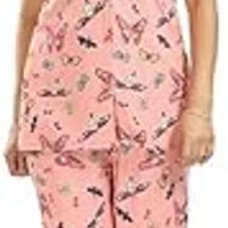 yazia Women's Printed Night Suit Set Comfortable Top & Pyjama Sleepwear for Stylish and Cozy Nights Comfortable Loungewear-picture-17