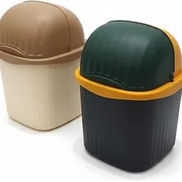 ERA Combo Of 2pc Mini Waste Bin Disposal Dustbin for Car Office Desk and Home Use and kitchen-picture-10