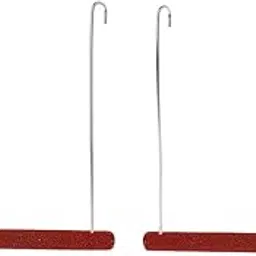 Western Era Playful Natural Perch Wood Perch Swing Toy Cage Hanging Platform, Climbing, Exercise Sand Perch for Birds (Large) (Pack of 2)-picture-61