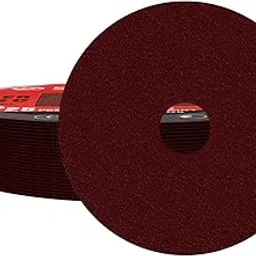 SCEPTRE GOLD Fiber Disc 5 Inch, 125 mm x 22 mm, 36 Grit with 12500 RPM for Paint, Rust and Heavy-duty Metalworking Applications (25 Pcs)-picture-24