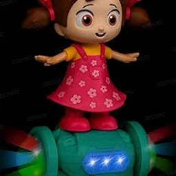 Musical Dancing Doll Toy for Kids – Light & Sound Activity Toy for Toddlers | 360° Rotating Bump & Go Action Toy for 1-3 Year Old Boys & Girls | Educational Crawling Toy with Flashing Lights-picture-11