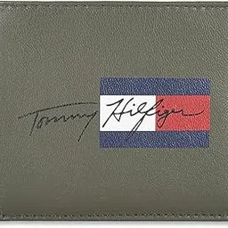 tommy hilfiger Olive & Navy Leather Men's Wallet (8903496159905)-picture-27