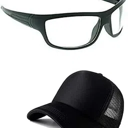 uzak Night Driving Clear Vision Polarized Sunglasses,HD Vision Glasses For Car Driving,Bike Riding Yellow Glasses,For Men and Women with Unisex Adult Cap-picture-46