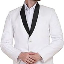 tahvo Grey Notched Lapel Blazer with Hanky-picture-18