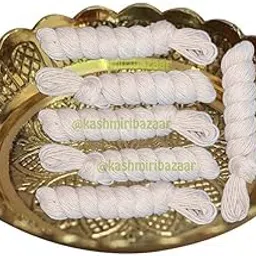 Hindu Traditional Cotton Janeu Holy Thread, Sacred Thread for Upanayanam, Havan, Pitra Puja, Religious Ceremonies, Kashmiri Pandits Yonya (Pack of 6) 6 Lur (6 Threads) for Married Person-picture-20