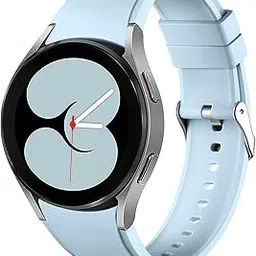 PEFKO PSS33 20MM No Gap Arc Edge Silicone Watch Replacement Bands / Straps Compatible for Samsung Galaxy Watch 4 Band & Galaxy Watch 5 Band 44mm 40mm / Watch 5 Pro Bands 45mm/Galaxy Watch 4 Classic Bands 46mm 42mm, 20mm Sport Strap Wristbands for Men Women Unisex【 👉 Only Silicone Watch Strap ⌚ Watch NOT Included 】-picture-47