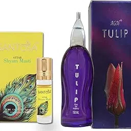 Santosa Shyam Masti Attar, 6ml, and Tulip Luxury Apparel Perfume, 150ml-picture-12