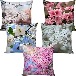 FABRIGAANZA Designer and Decorative Printed Square Cushion Cover Set of 5 Jute Throw Pillow Covers/Cases for Couch and Sofa & Chair for Home (20 x 20 inch or 50cm x 50cm) D6-image-36