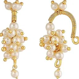 vama FASHIONS Traditional Maharashtrian Style Clip on Pressing Bugdi Upper Earring Ear Cuff For Women & Girls-picture-47