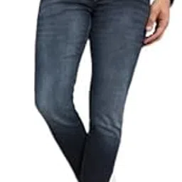 Mens Blue Stretchable Denim Regular fit Jeans-image-86