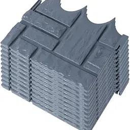 Cabilock Lawn Border Fence 10pcs Landscape Decoration Garden Edging willow plant pot fence flower patio fence Garden Stone Stakes lawn stake edging palisade edging landscape edging-picture-31