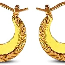 Round Shaped Clip On Metal Punk Barbell Press Screw Pierced Nattiyan Earring Linning Design Hip Hop Stud Chand Bali/Hoop For Men's & Boy's-image-77