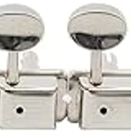 Musiclily 6-in-line Vintage Style Tuning Keys Pegs Machine Head Tuners for Fender Stratocaster Telecaster Guitar, Nickel-picture-63