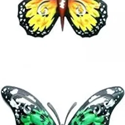 CALANDIS 2X Creative erfly Wall Sculptures Art Decoration for Indoor Bedroom Yard | Figurines-image-52