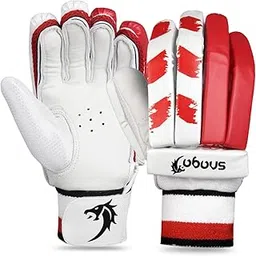 Snaga School 2.0 Cricket Batting Gloves, Padded Protection, Black (Red, Boy)-picture-26