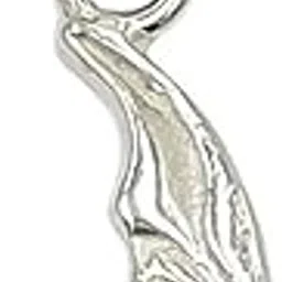 sahiba gems Pure Chandi/Silver Tiny Crescent Moon Face Charm Half Moon with Face Charm Pendant/Locket-picture-51