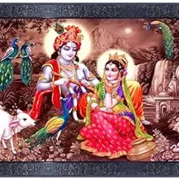 pnf Poster And Frames Radha Krishna Wooden Photo Frame With Acrylic Sheet | For Living, Pooja Room | Home Decoration Item | Best Gifting Option (10 * 14inch,Multicolour,Synthetic) 16475-picture-23