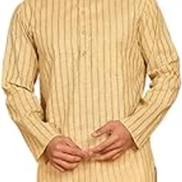 jompers Men's Cotton Regular Fit Striped Kurtas-picture-26