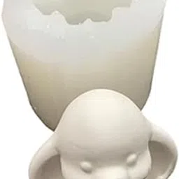 RKPM HOMES Animal Candle Mold I 3D Fondant Dumbo Elephant Shape Silicone Epoxy Mould I for DIY Handmade Ornament Chocolate Cake Décor Aromatherapy Soap Resin Art Crafts Home Party Decoration-image-27