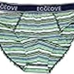 ecolove Men's Cotton Brief, Mid Rise Underwear with Open Elastic, Pack of 3-picture-35