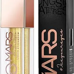 Ars Glitter Liquid Eyeshadow Metallic Finish For Eye Makeup For All Type Of Skin Waterproof, Highly Pigmented Es01 5.5Ml (Pack Of 1). (02 Gold Beam, Free Size)-picture-54