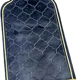 MYADDICTION Prayer Carpet Mat Soft Floor Rug Thick Ramadan Gifts Muslim Prayer Rug Thick Blue-picture-11