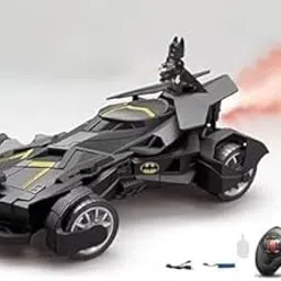 HELLYZ Remote Control Car with Mist Spray & LED Lights – Rechargeable Batman-Themed RC Car, 1:20 Scale High-Speed Vehicle for Kids Boys & Girls, Black-picture-38