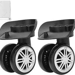 Socialme Code Case Wheel, Practical Quiet Double Row Large Wheel Durable For Outdoor For Luggage Repair Accessories-picture-54