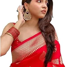 yashika Women's Jacquard Banarasi Kanjivaram Saree-picture-26