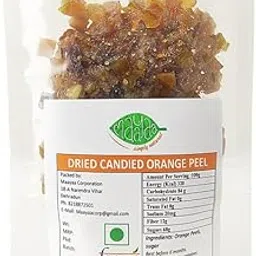 MAAYAA Candied Orange Peel For Baking (Bittersweet) 100g-picture-14