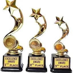 VICTORY 1st 2nd 3rd Trophy Set || Excellence Award for top 3-image-0