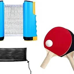 CALANDIS Ping Pong Paddles Set Games Table Tennis Set for Tabletop Traveling Training Blue | Sets | Table Tennis, Ping Pong-picture-63