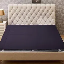 Kuber Industries Self Design PVC Waterproof King Size Mattress Protector/Baby Plastic Sheet Protector 78"x72" (Brown) CTKTC34038-picture-33