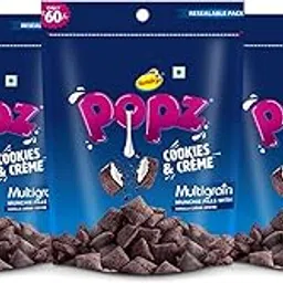 Sundrop Popz -Cookie & Crème centre filled multigrain cereal |375g (125g Pack of 3)-picture-19