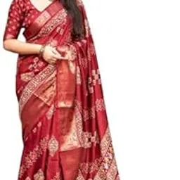 lyamay Batik Printed Dola Silk Bandhani Saree-picture-33