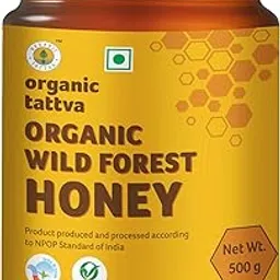 Organic Tattva, Organic Unprocessed, Unfiltered, Unpasteurized Wild Raw Honey 500 Gram-image-22