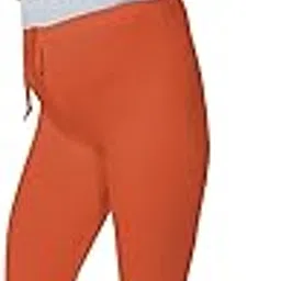 Women's Maternity Cotton Leggings Over The Belly Pregnancy Wear Workout Yoga Tights Pants Kurti Pant-image-4