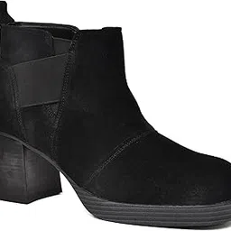 nico nerini Ladies' Medium High Leather Heel Boot – Imported Leather with Leather Lining, Elegant & Durable Women's Boots image 1