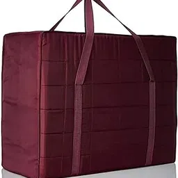 Jumbo Size Double Bed blanket Bag Cover/Saree Bag/Under Bed Storage Bag/Storage Organizer Waterproof Dustproof/Storage Blanket Bag, Protective Cover for Quilts and Bedding-image-87