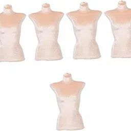 5pcs Dress Form Mannequin Cover Model Half Body Velour Female Mannequin Upper Body Cover-picture-17