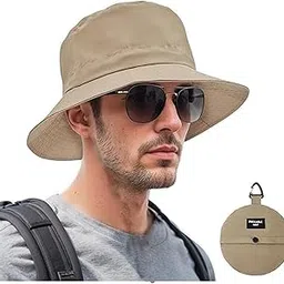Handcuffs Caps for Men & Women Foldable Bucket Hat Lightweight, Quick-Drying, Waterproof Outdoor Sun Protection Hat with Portable Storage-image-21