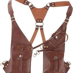 club bollywood CLUB BOLLYWOOD®Steampunk Shoulder Harness Bag Anti Wear for Short Trips Backpacking Fishing Deep Brown| Mens Accessories | Backpacks, Bags & Briefcases|1 Shoulder Harness-picture-20