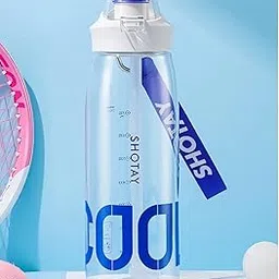 THE VENTI SHOTAY COOL Unbreakable Water Bottle with Sipper BPA Free Tritian, Leak-Proof Water Bottle Ideal for Office, Sports, School, Gym 620/850ML (1000ML-White)-picture-43