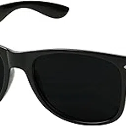 ShadyVEU Super Dark Round Sunglasses UV400 Casual Blacked Out 80's Retro Shades-picture-15