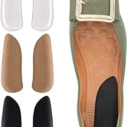 Dr Foot Orthopedic Medial&Lateral Heel Wedge Gel Insoles For Supination&Pronation,Adhesive Inserts For Foot Alignment,Knee Pain,Bow Legs,Osteoarthritis-3 Pairs(Transparent+Brown+Black)-image-8