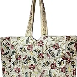 sutliyan Gujarati Handmade Double-Sided Embroidery Regular Tote Bag for Women (12 * 16 Inch).-picture-14