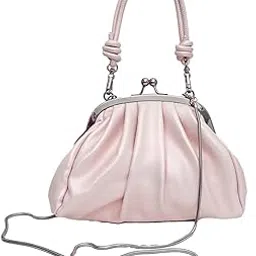 newphoria P23 Women Sling PU Leather Shoulder Hand Bag with Chain Strap (P23-PINK)-picture-36