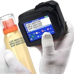 Phezer Portable Mini Handheld Inkjet Printer PC98 for Flat and Curved Surface, with Touch Screen Quick-Drying Ink Cartridge, 0.5" Print Height for Label Logo Date Code Text Number Image-picture-18